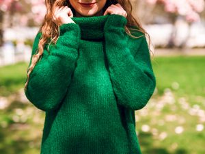Zelený sveter